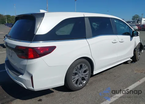 2025 Honda Odyssey Touring из США, поврежденный, VIN 5FNRL6H83SB047488